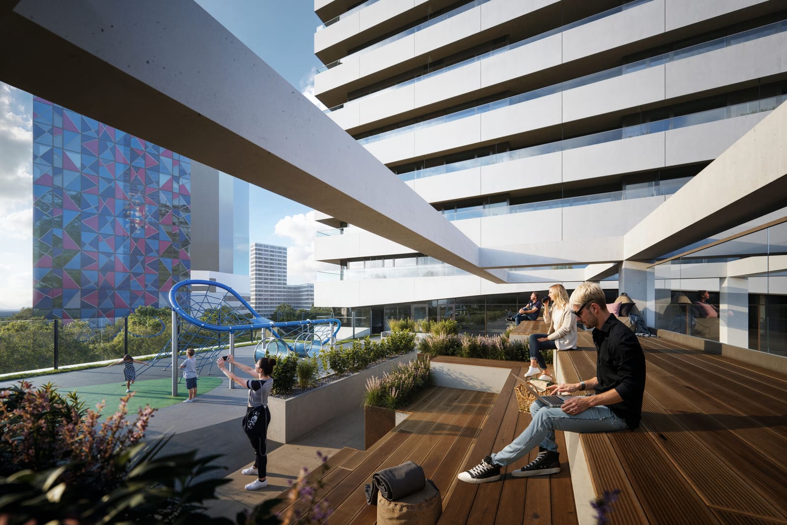 Rooftop Landscape & Playground