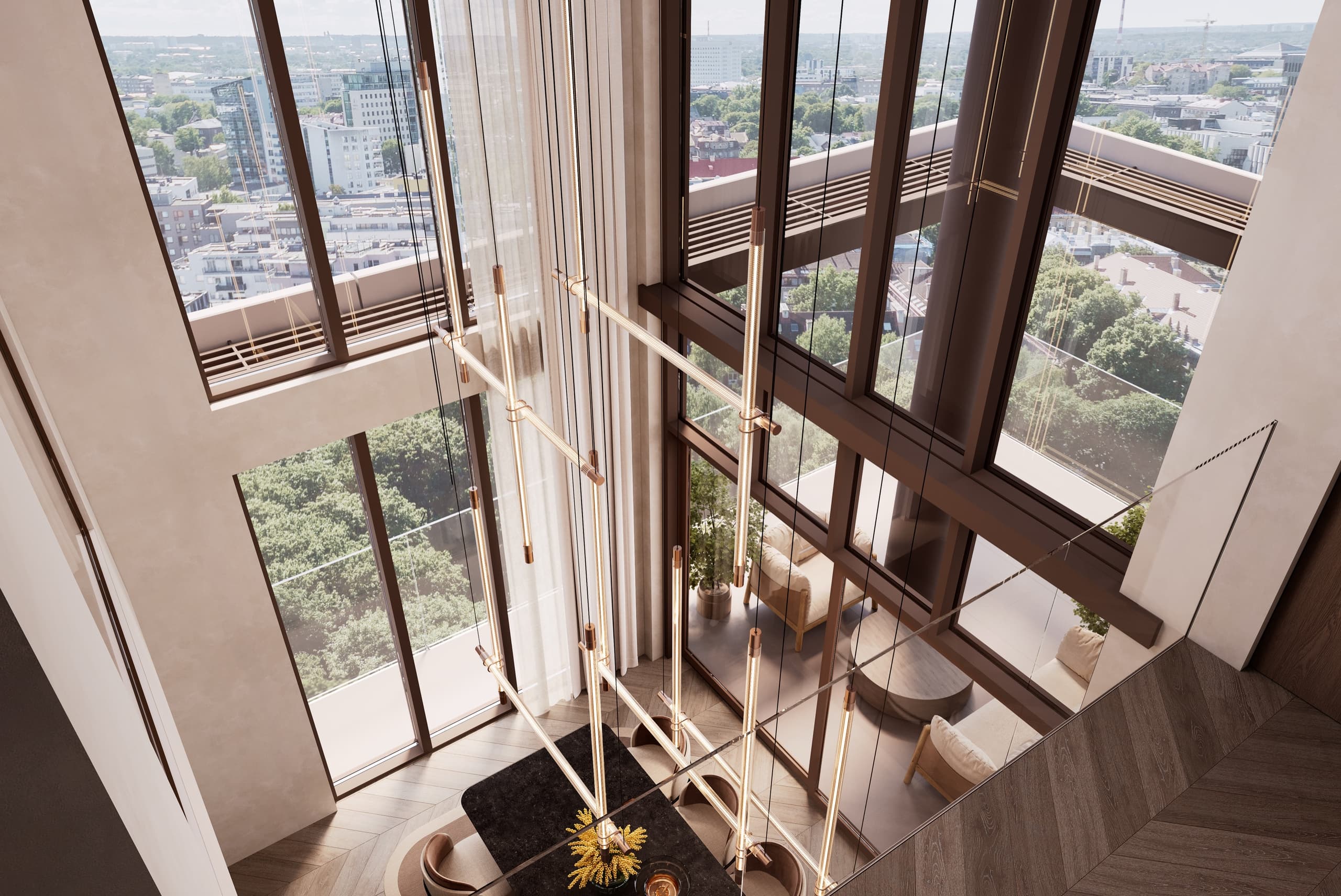 Penthouse interjöör