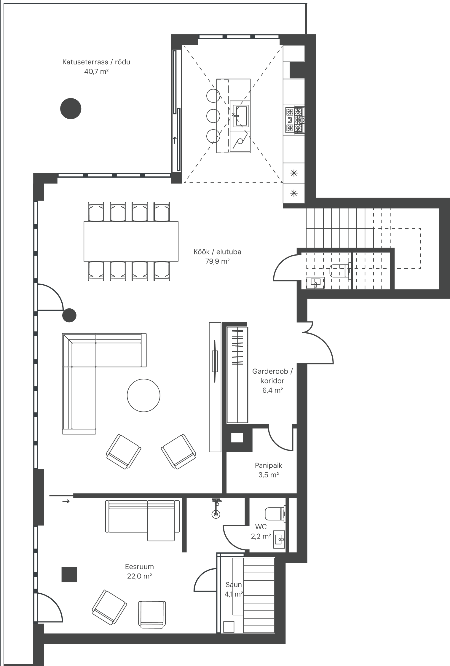 Penthouse 2901 1. korrus