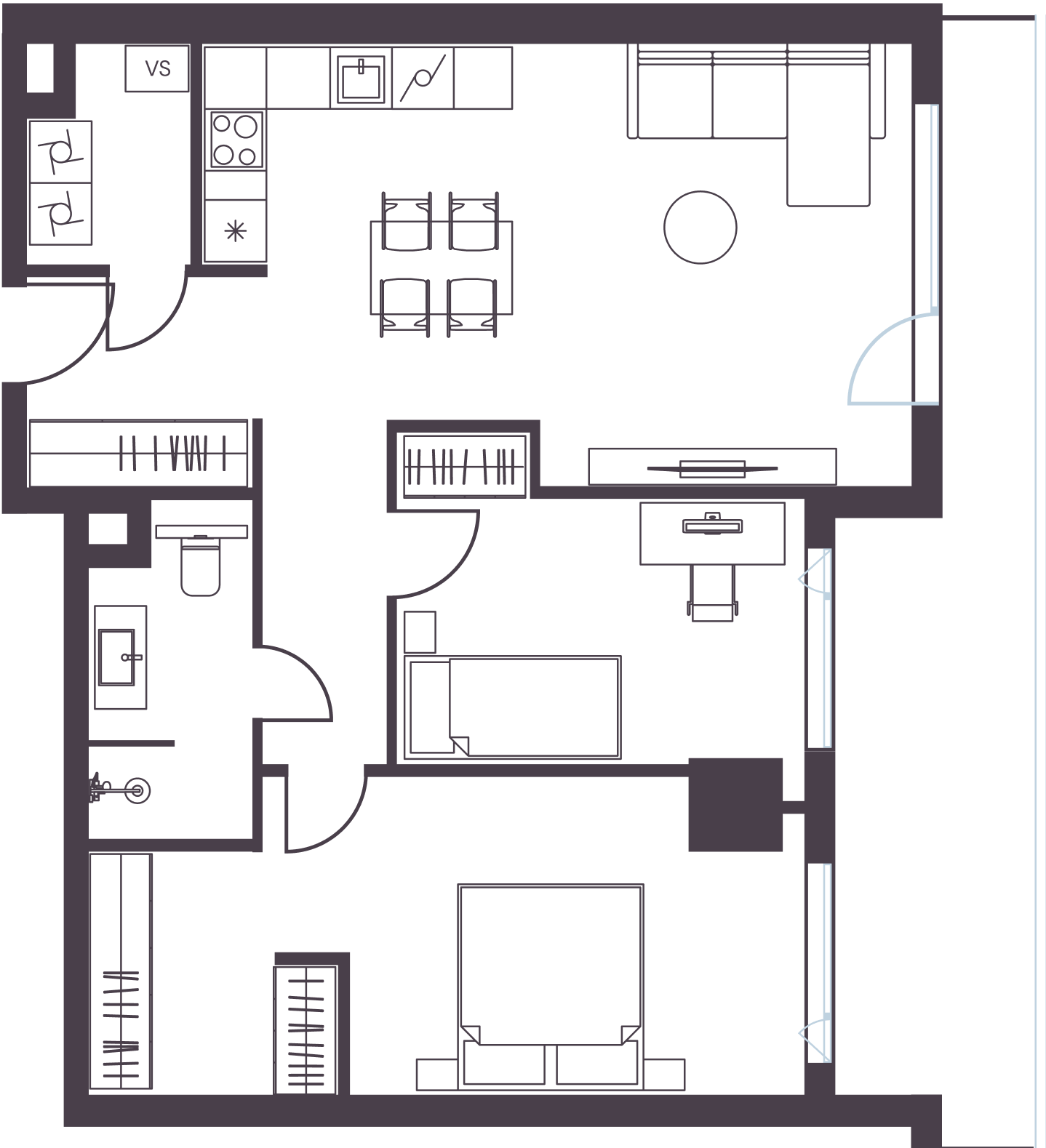 Korter 1403 plaan