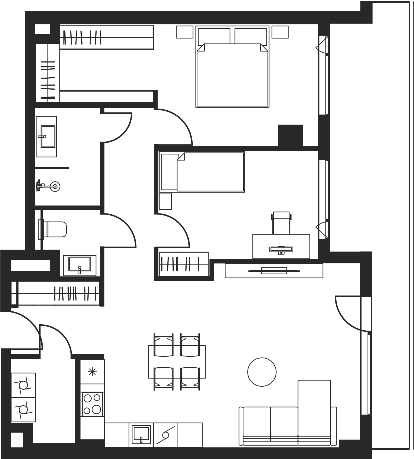 Korter 2503 plaan