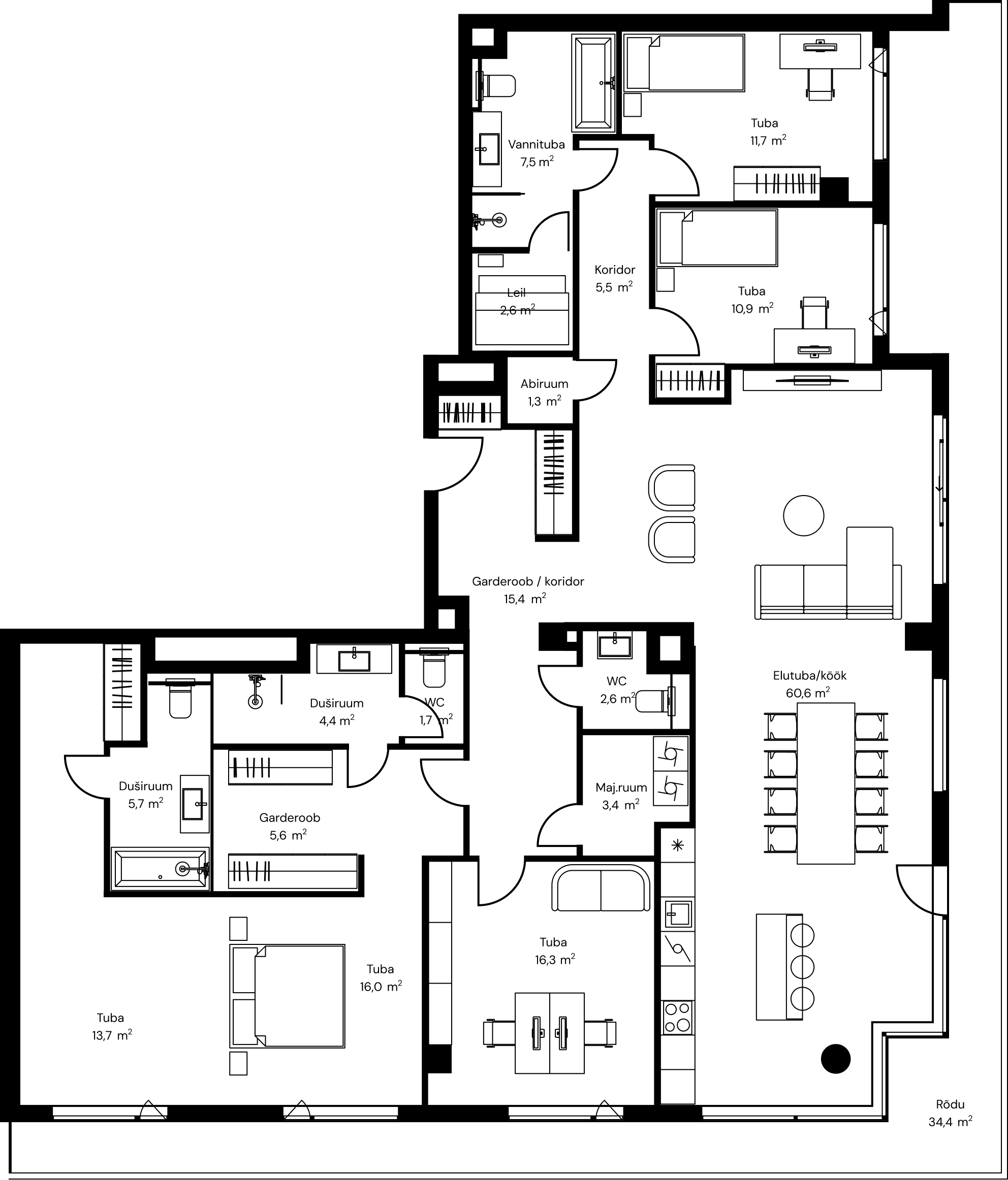 Korter 2703 plaan