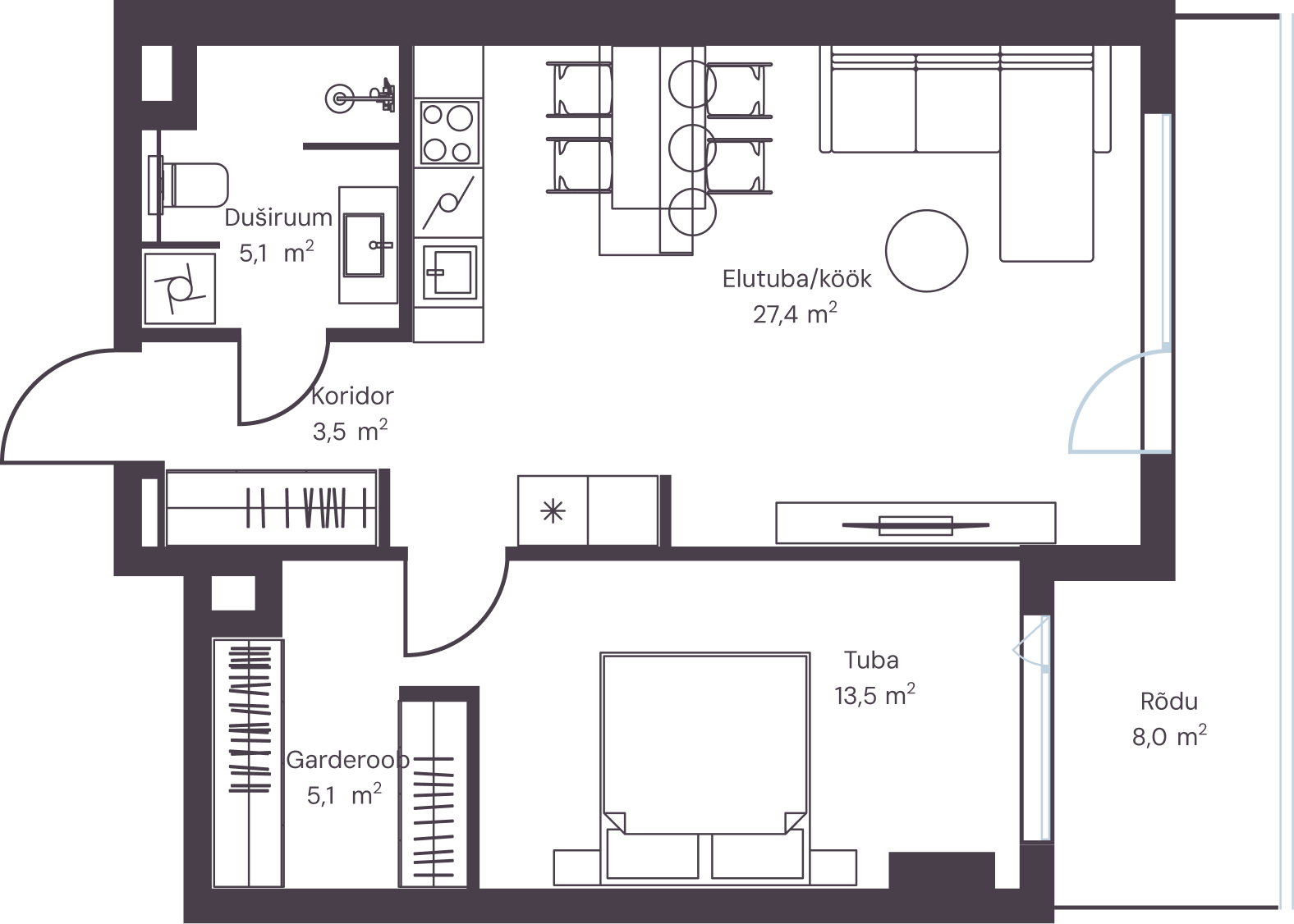 Korter 903 plaan