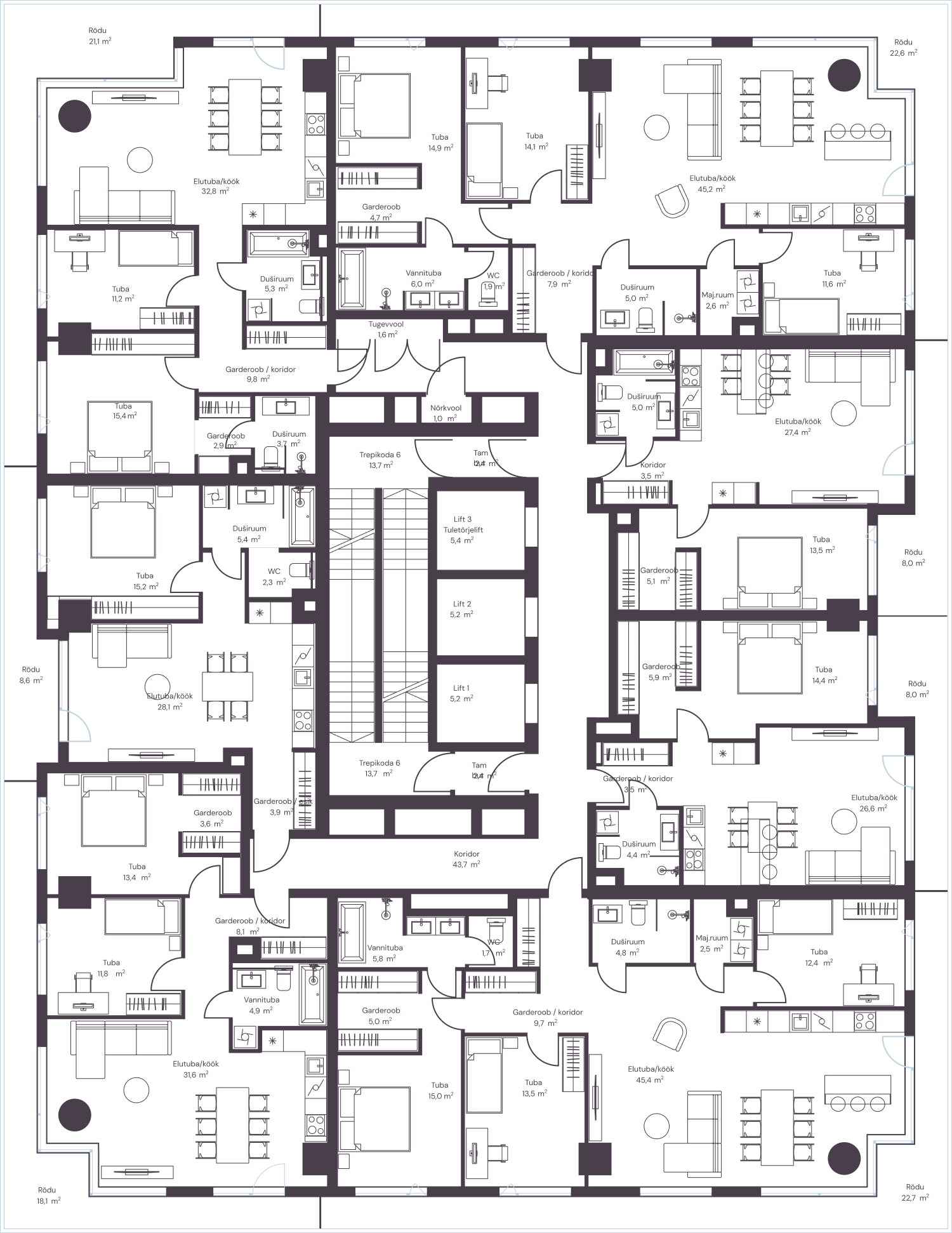 Floor plan for floor: 10