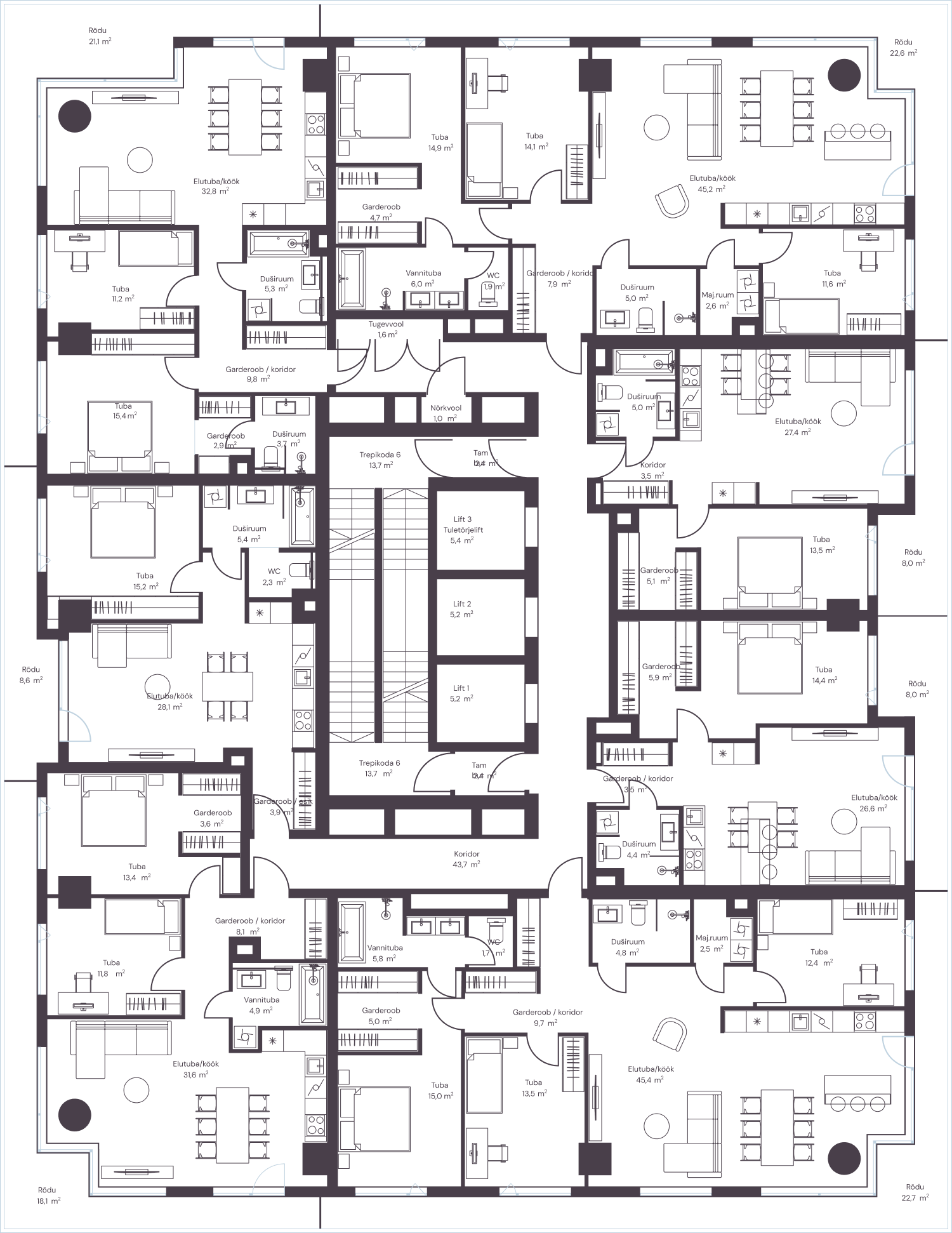 Floor plan for floor: 12
